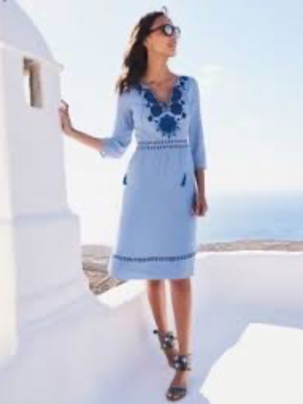 Beautiful Boden Embroidered Dress